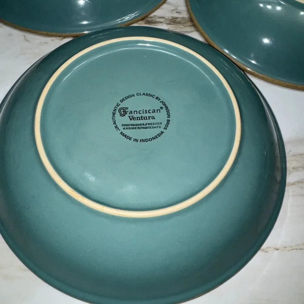 Franciscan  VENTURA BLUE‎ Soup Cereal Bowl, 9